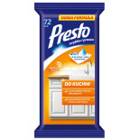 Ściereczki gospodarcze PRESTO, do kuchni, 72szt., białe