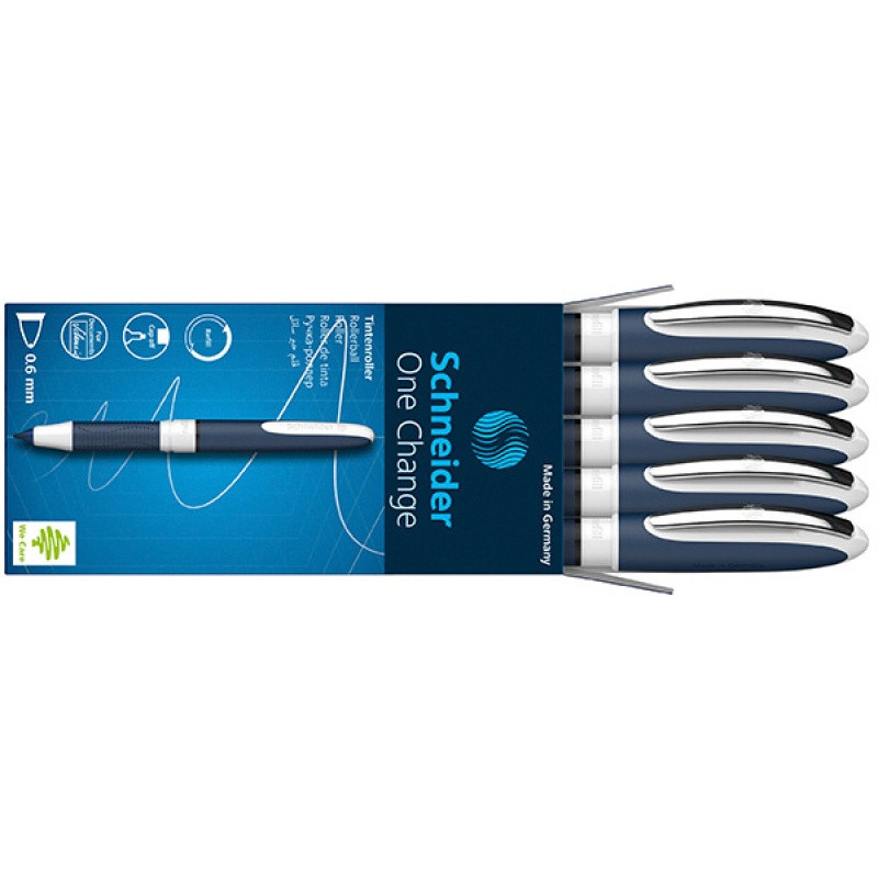 Pióro kulkowe SCHNEIDER One Change, 0,6mm, czarne