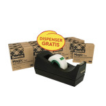 Taśma biurowa SCOTCH® Magic™ Greener Choice (9-1933R14C38), matowa, 19mm, 33m, 14szt., podajnik C-38 GRATIS