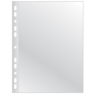 Koszulki na dokumenty Q-CONNECT, poszerzane, PP, A4, krystal, 60mikr., 50szt.