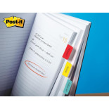 Zakładki indeksujące POST-IT® do archiwizacji (686-AL), PP, silne, 38x25,4mm, 2x8 kart., mix kolorów