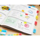 Zakładki indeksujące POST-IT® do archiwizacji (686-AL), PP, silne, 38x25,4mm, 2x8 kart., mix kolorów