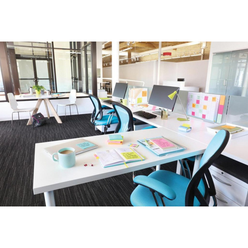 Podajnik do karteczek samoprzylepnych POST-IT® Miś (Bear-330), biały, w zestawie 1 bloczek Super Sticky Z-Notes