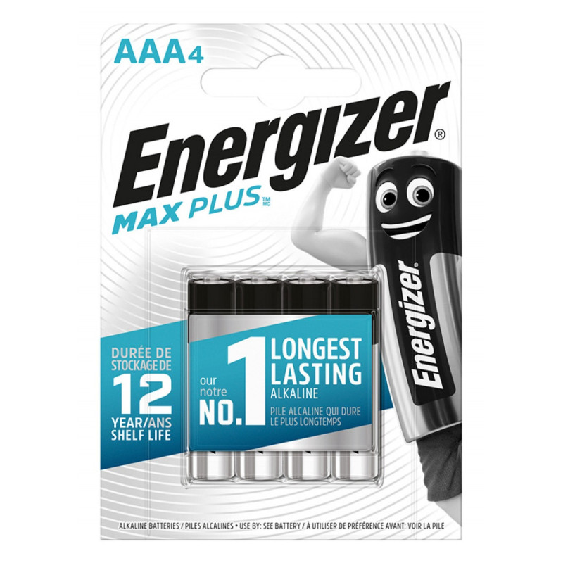 Bateria ENERGIZER Max Plus, AAA, LR03, 1,5V, 4szt.