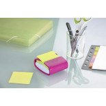 Podajnik do karteczek samoprzylepnych POST-IT® Pro (PRO-C-1SSC), fioletowy, w zestawie 1 bloczek Super Sticky Z-Notes