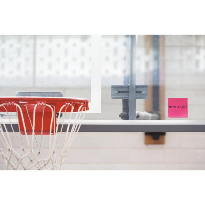 Podajnik do karteczek samoprzylepnych POST-IT® Pro (PRO-C-1SSC), fioletowy, w zestawie 1 bloczek Super Sticky Z-Notes