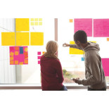 Podajnik do karteczek samoprzylepnych POST-IT® Pro (PRO-C-1SSC), fioletowy, w zestawie 1 bloczek Super Sticky Z-Notes