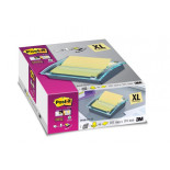 Podajnik do karteczek samoprzylepnych POST-IT® Millenium XL Z-Notes (DS440-SSCYL), czarny, 1 bloczek GRATIS