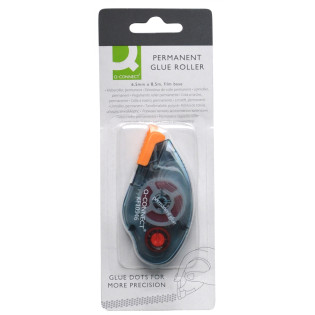 Klej w taśmie Q-CONNECT, permanentny, 6,5mmx8,5m, blister