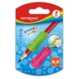 Uchwyt ergonomiczny KEYROAD Pencil Grip, 2szt., blister, mix kolorów