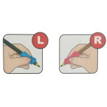 Uchwyt ergonomiczny KEYROAD Pencil Grip, 2szt., blister, mix kolorów