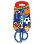 Nożyczki szkolne KEYROAD Tatto Soft, 15cm, blister, mix kolorów