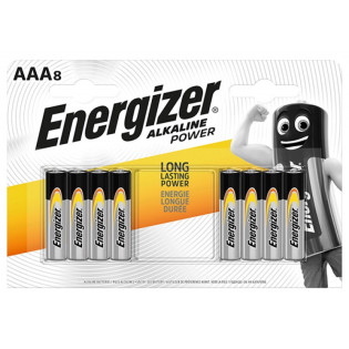 Bateria ENERGIZER Alkaline Power, AAA, LR03, 1,5V, 8szt.