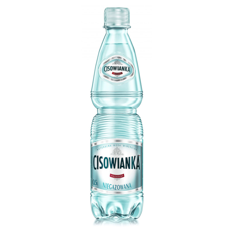 Woda CISOWIANKA, niegazowana, butelka plastikowa, 0,5l