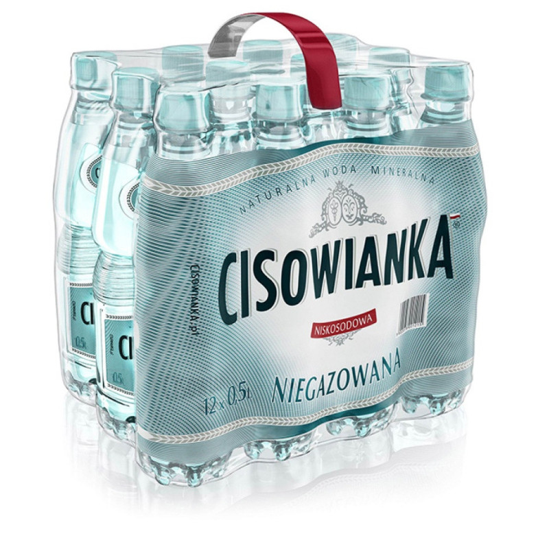 Woda CISOWIANKA, niegazowana, butelka plastikowa, 0,5l