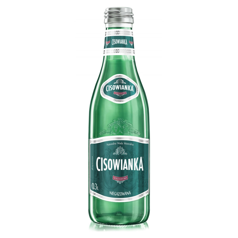 Woda CISOWIANKA Classique, niegazowana, butelka szklana, 0,3l