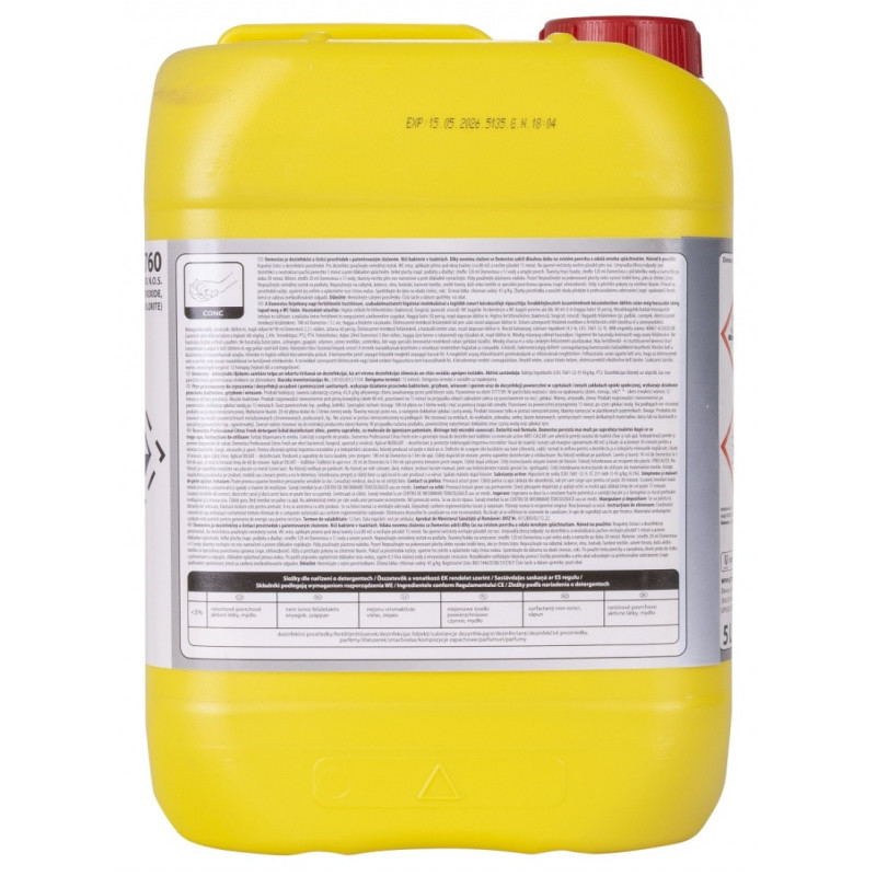 Płyn do czyszczenia toalet DOMESTOS Cytryna, 5l