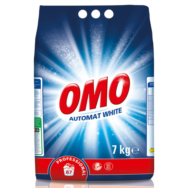 Proszek do prania OMO Diversey, do białych, 7kg