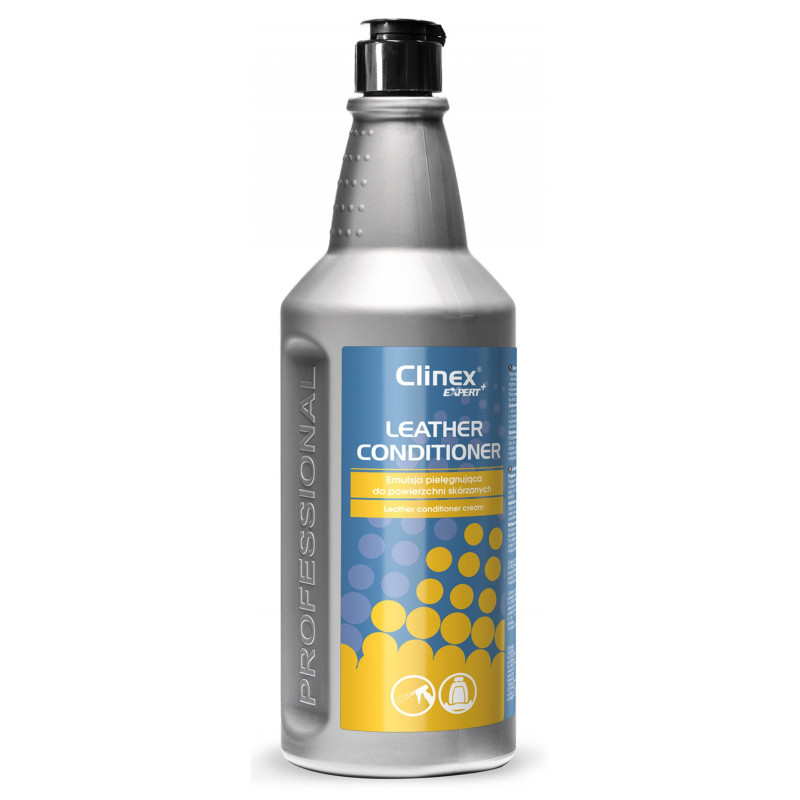Emulsja pielęgnująca CLINEX Leather Conditioner, do powierzchni skórzanych, 1l