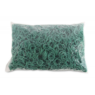 Gumki recepturki OFFICE PRODUCTS, średnica 20mm, 1,5x1,5mm, 60% kauczuku, 1000g, zgrzewka, zielone
