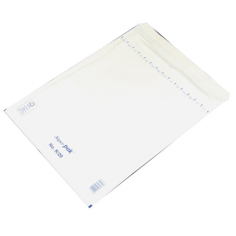 Koperty samoklejące z folią bąbelkową OFFICE PRODUCTS, HK, K20, 350x470mm/370x480mm, 50szt., białe