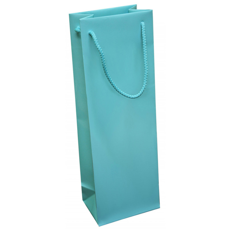 Torebka na alkohol OFFICE PRODUCTS, laminowana, 12x8x35cm, jednolita, sznurek, mix wzorów