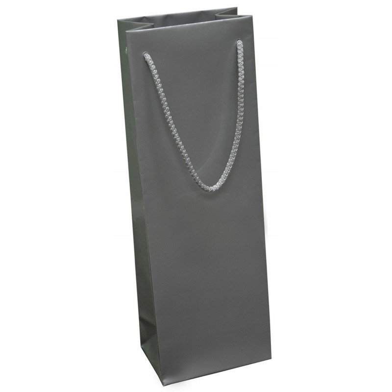 Torebka na alkohol OFFICE PRODUCTS, laminowana, 12x8x35cm, jednolita, sznurek, mix wzorów