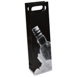 Torebka na alkohol OFFICE PRODUCTS, laminowana, 12x8x41,5cm, z rączką, mix wzorów