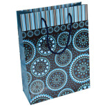 Torebka na prezenty OFFICE PRODUCTS, laminowana, 24x10x32cm, całoroczna, mix wzorów