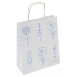 Torebka na prezenty OFFICE PRODUCTS, papierowa, 18x8x22,5cm, jednolita, pastelowa, mix wzorów