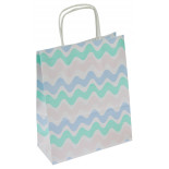 Torebka na prezenty OFFICE PRODUCTS, papierowa, 18x8x22,5cm, jednolita, pastelowa, mix wzorów