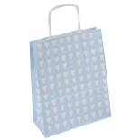 Torebka na prezenty OFFICE PRODUCTS, papierowa, 18x8x22,5cm, jednolita, pastelowa, mix wzorów