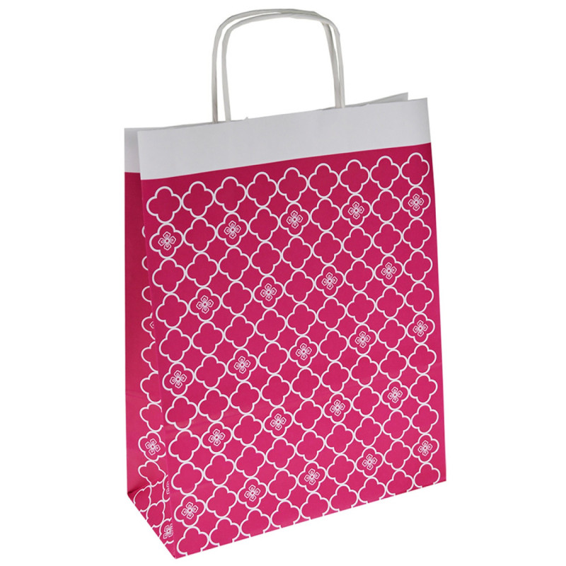 Torebka na prezenty OFFICE PRODUCTS, papierowa, 24x10x32cm, kolorowa, całoroczna, mix wzorów