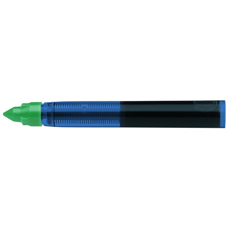 Kartridże SCHNEIDER One Change, do piór kulkowych, 0,6mm, 5szt., zielone
