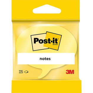 Kostka samoprzylepna POST-IT® (2007SP), 1x225 kart., w kształcie chmurki komiksowej