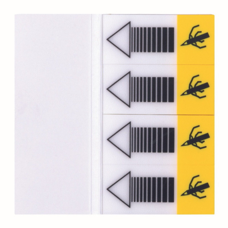 Zakładki indeksujące Q-CONNECT Sign-here, PP, 20x45mm, 4x40 kart.