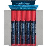 Marker permanentny SCHNEIDER Maxx 250, ścięty, 2-7mm, czerwony