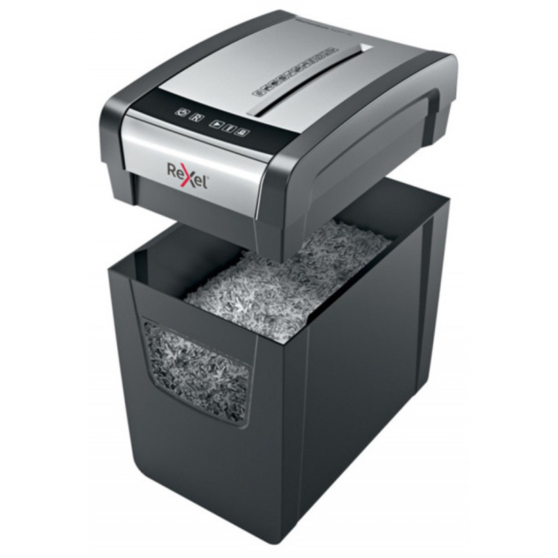 Niszczarka Rexel Momentum X410-SL Slimline, konfetti, P-4, 10 kart., 23l, czarna