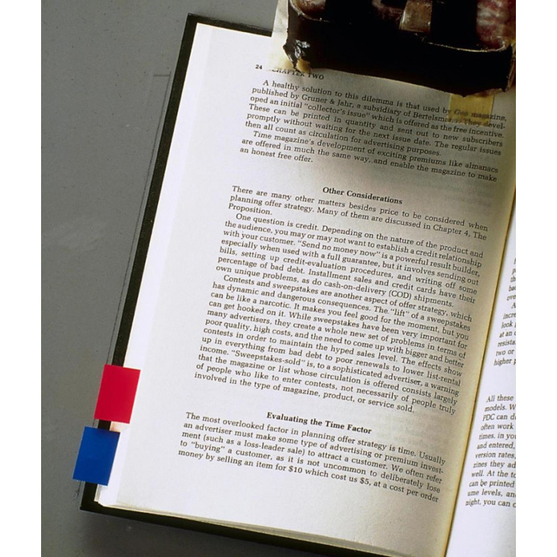 Zakładki indeksujące POST-IT® (680-B2EU), PP, 25,4x43,2mm, 2x50 kart., niebieskie