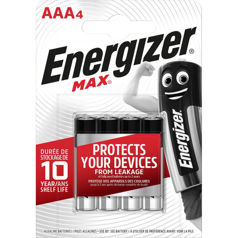Bateria ENERGIZER Max, AAA, LR03, 1,5V, 4szt.