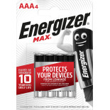 Bateria ENERGIZER Max, AAA, LR03, 1,5V, 4szt.