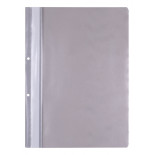 Skoroszyt OFFICE PRODUCTS, PP, A4, 2 otwory, 100/170mikr., wpinany, szary