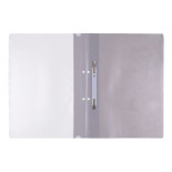 Skoroszyt OFFICE PRODUCTS, PP, A4, 2 otwory, 100/170mikr., wpinany, szary
