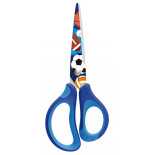 Nożyczki szkolne KEYROAD Tatto soft, 15cm, pakowane na displayu, mix kolorów