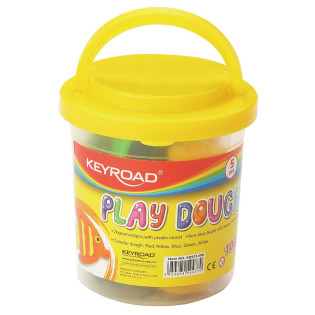 Ciastolina KEYROAD, 5szt., z foremkami, mix kolorów