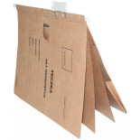 Teczka zawieszkowa DONAU na akta osobowe, karton, A4, 230gsm, brązowa