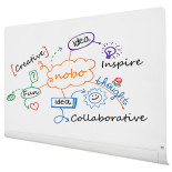 Tablica suchoś. -magn. NOBO Brillant, 188x106cm, panoramiczna 85", szklana, biała