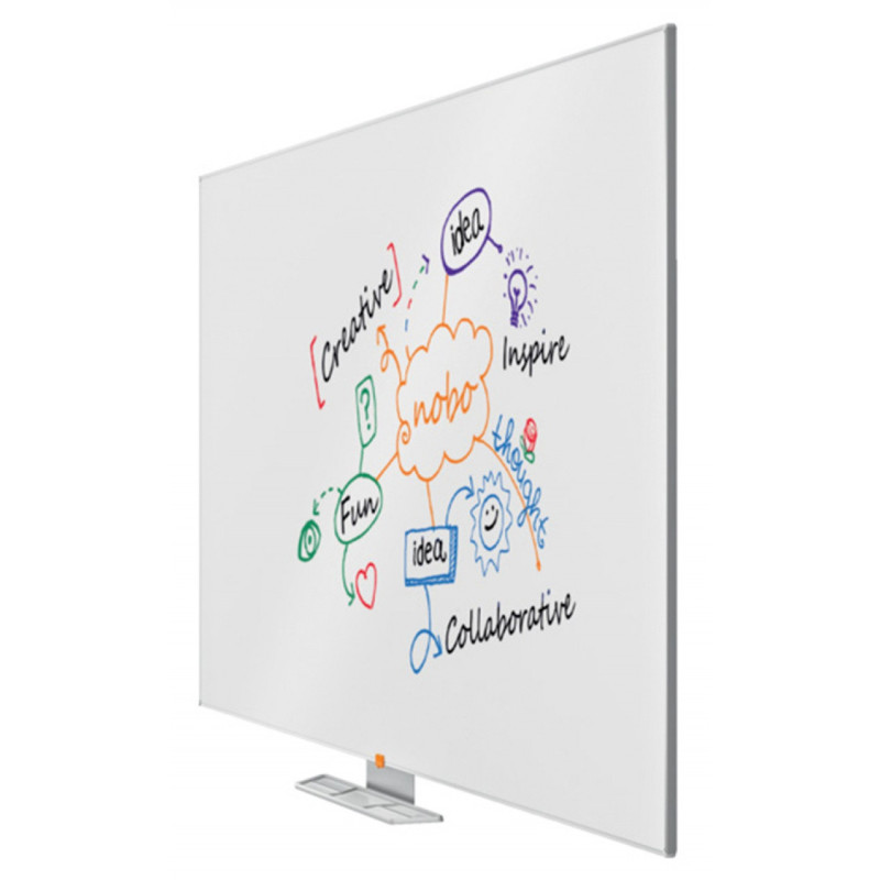 Tablica suchoś. -magn. NOBO, 189x107cm, panoramiczna 85", ceramiczna, rama aluminiowa