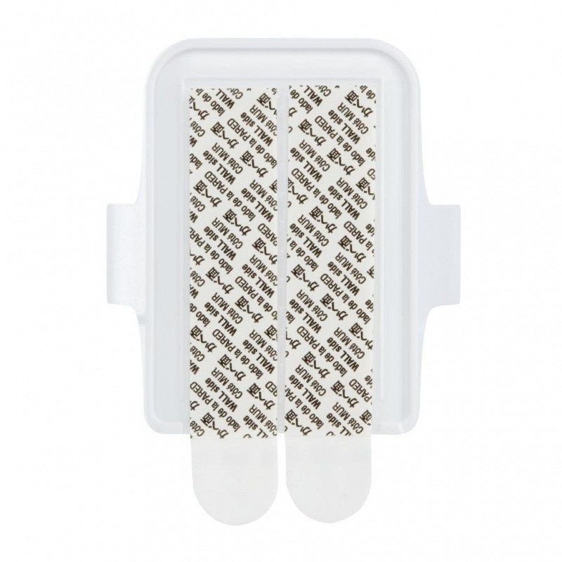 Uchwyt na szczotki COMMAND™ (17007), 1 uchwyt, 2 duże paski, biały