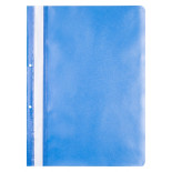 Skoroszyt OFFICE PRODUCTS, PP, A4, 2 otwory, 100/170mikr., wpinany, niebieski